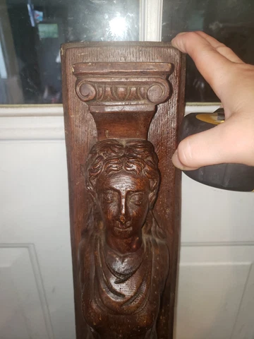 Antique Carved Column Pillar Cover