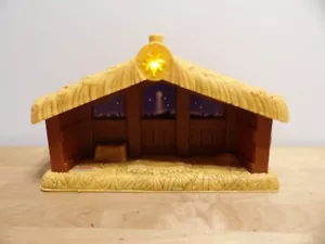2002 Mattel Fisher-Price Little People Nativity Manger Lights Up Plays Music - Picture 1 of 5