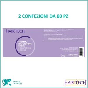 Hair Tech Cartine per Meches Termiche 2 CONFEZIONI Da 80 Pz (Totale pz 160)      - Foto 1 di 1