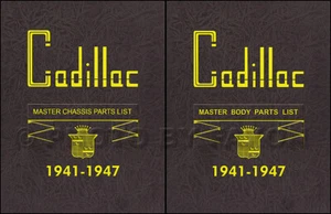 Cadillac Master Parts Book 1941 1942 1947 catálogo ilustrado chasis carrocería - Imagen 1 de 3