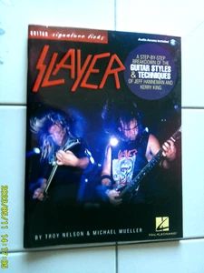 Slayer Signature Licks Step-by-Step Breakdown of the Guitar Styles Song Book Tab - Picture 1 of 1