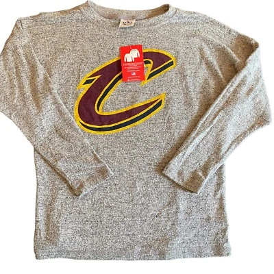 Spirit Jersey Women’s soft NEW cavaliers Cleveland long sleeve crew neck XS NBA - Image 1 of 4