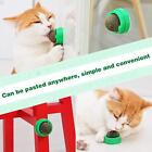 Rotatable Cat Treat Toy with Catnip Snack Licking Ball Toys Pet Molar New U2J9
