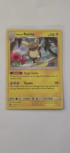 2017 Alolan Raichu Crimson Invasion Holo Rare Pokemon Karte 31/111 NM - Bild 1 von 3