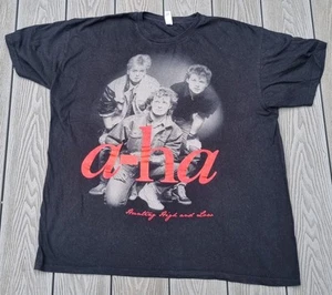 a-ha Hunting High & Low T-shirt Men's XL Black by Gildan - Imagen 1 de 16