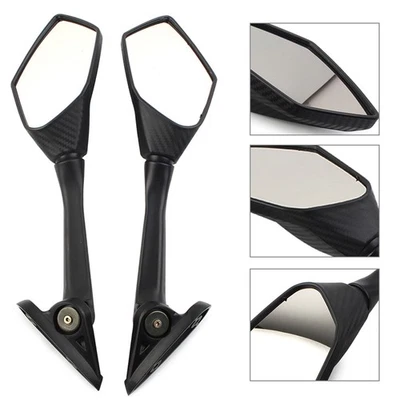 Foldable Side Rearview Mirrors For Yamaha YZ-R3 R25 2015-24 NMax 155 Motorcycle - Image 1 of 4