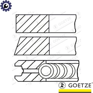 4x PISTON RING KIT 08-138408-00 FOR FIAT 169A4.000 176B4.000/B1.000 1.2L 4cyl - Picture 1 of 8