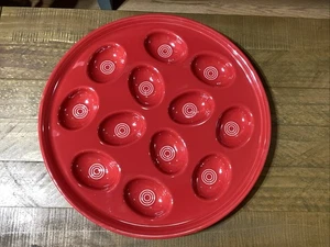 HLC Fiesta Fiestaware Scharlachrot Eierplatte - Bild 1 von 6