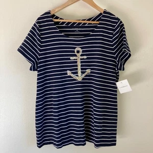 Nuevo Top Náutico Mujer Croft and Barrow Talla XL - Imagen 1 de 6