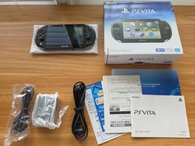 PS Vita Khaki Black PCH 2000 ZA16 Console Charger Box PSV Slim [BOX]