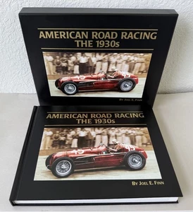 Sports Pub: American Road Racing: The 1930s HC Slipcase Signed Joel E Finn - Picture 1 of 11