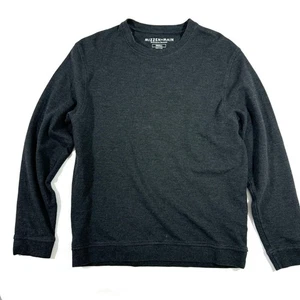 Mizzen Main Pullover Grey Performance Sweatshirt Size Small Mens Lightweight - Picture 1 of 6