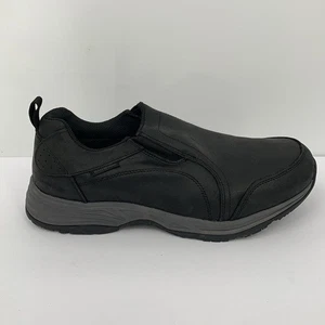 Propet Cash North slip-on waterproof shoe loafer black leather men comfort 10.5 - Picture 1 of 8