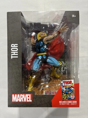 Figura posada McFarlane Marvel Thor The Mighty Thor #177 1:6 con escena y cómic Foto 1 de 4