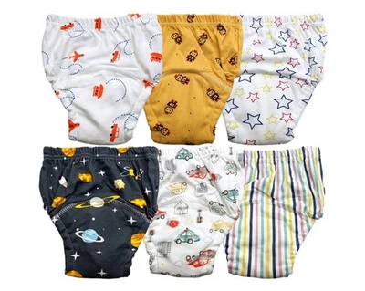 (6) Pantalones de entrenamiento Oosh para bebés pequeños ropa interior talla mediana 2T-3T o grande 4T-5T Foto 1 de 4