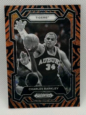 2024 Prizm Draft Picks Charles Barkley Tiger Stripe Scope Prizm - Image 1 of 2
