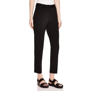 THEORY schwarze Treeca K Oxford Strick strukturierte Skinny Hose Größe 4 - Bild 1 von 6