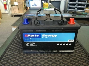 ENERGY QPARTS 70AH AMP 12V 600 POSITIVE DX CAR BATTERY - Picture 1 of 1