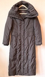 Cole Haan Long  (48")  Puffer Coat Down Soft Brown Size XS - Picture 1 of 15