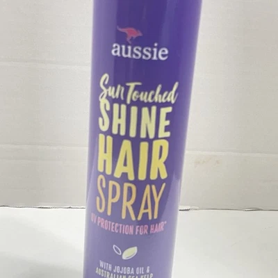Spray para el cabello Aussie Sun Touchd Shine máxima sujeción protección UV 10 oz nuevo Foto 1 de 4