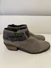 Ladies Superdry Grey Genuine Suede Leather Low Boots /Shoes Uk 6/ Eu 39