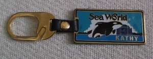 Vintage personalisierter Schlüsselanhänger Sea World ~ KATHY - Bild 1 von 2