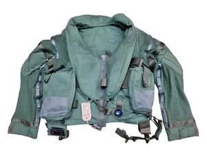 SELTENE Original RAF Sage Green Fast Jet Piloten Flugweste Jacke Größe 8 #234 - Bild 1 von 7