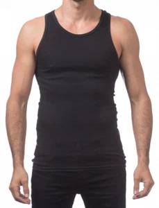 3Pc Pro Club A-shirts Black Underwear Tank Top Proclub Wife Beater Undershirt - Picture 1 of 1