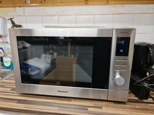 Las mejores ofertas en Encimera de acero inoxidable Panasonic hornos de  microondas | eBay