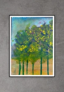 Original Painting/abstract /mark making/Mini/ Arcylic/Signed/Canvas Sheet - Picture 1 of 3