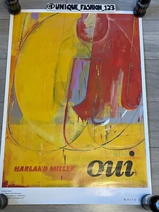 Poster mostra d'arte Harland Miller OUI Parigi non firmato 2022 cubo bianco francese - Foto 1 di 7