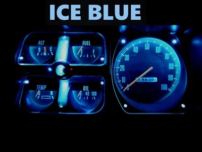 Cuadro de instrumentos LED azul hielo para camioneta Dodge 72 80 D100 - D350  Foto 1 de 2
