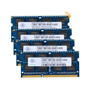Nanya 32 GB DDR3L RAM 4x 8 GB PC3L-12800S 1600Mhz SODIMM Laptop Memory 204pin - Picture 1 of 6