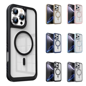 Funda magnética con soporte de cámara a prueba de golpes para iPhone 16 Pro Max 15 Plus 14 13 12 - Imagen 1 de 23