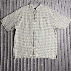 Sean John Mens polo shirt button up size 3xl Y2k Linen Button Up - Picture 1 of 11
