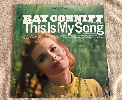 1967 Ray Conniff and the Singers “This Is My Song” Vinyl LP Album CS 9476 Shrink - Image 1 of 4
