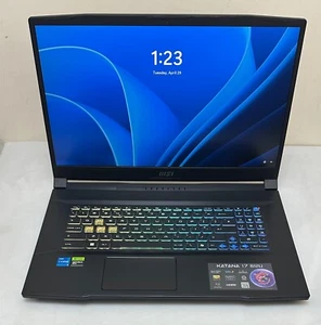 MSI KATANA 17.3" FHD GAMING LAPTOP 1TB/16GB NVIDIA RTX-3050 I5 12450H MINT BOXED - Picture 1 of 23