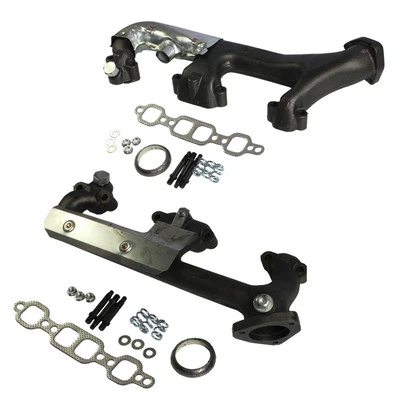 Colector de escape izquierdo derecho con protector térmico para camioneta Chevrolet GMC SUV Foto 1 de 4