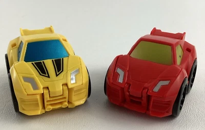 Playskool Transformers Resue Bots Optimus Prime Bumblebee Mini 2.5" Figuras Coches Foto 1 de 4