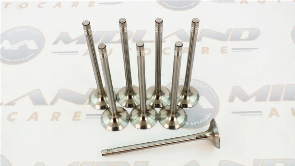 FOR RENAULT NISSAN VAUXHALL 2.0 DCi M9R 16v DIESEL ENGINE 8x INLET VALVES - Image 1 of 3