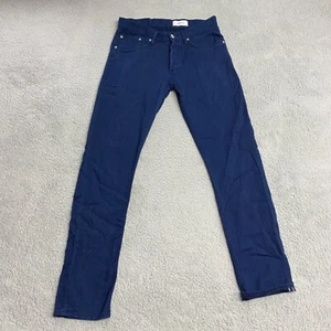 Gustin Jeans Mens 31x31 (tag is 33) Blue Lightweight Knit Selvedge Button Fly - Picture 1 of 12