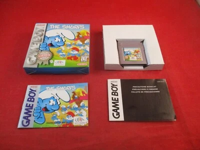 Los Pitufos (Nintendo Game Boy) COMPLETO con Caja Manual Juego FUNCIONA! Foto 1 de 4