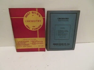 LOT 2 CHEMISTRY 1940'S ? AMSCO AND BRIEF REVIEW CHEMISTRY COLONIAL 1941 - Picture 1 of 4