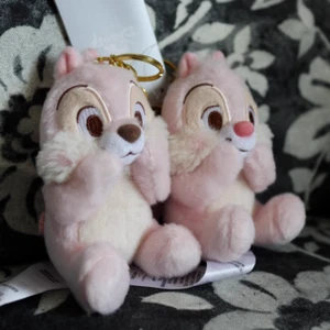 CHIP AND DALE Japan Disney 2023 Plush Toy Key Chain SAKURA - Picture 1 of 2