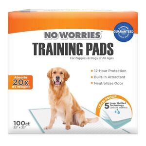 FOUR PAWS100526841 NO WORRIES DISPOSABLE PET WASTE PADS, PLASTIC, MULTICOLORED