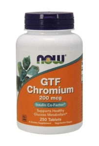 NOW FOODS GTF CROMO 200 MCG 250 COMPRIMIDOS - Imagen 1 de 1