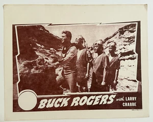 Buck Rogers with Larry Crabbe Original Movie Lobby Card 1949 Theater Serial - Picture 1 of 4