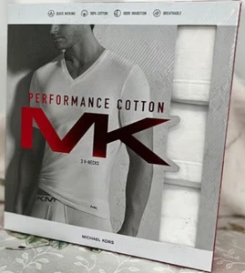 Michael Kors Performence Cotton wicking V-neck 3 pack - Picture 1 of 4