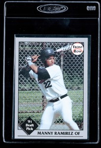 1991 Manny Ramirez  Front Row Draft Picks Silver  ROOKIE #47