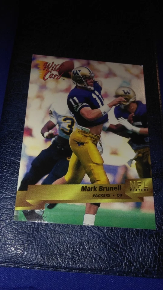 1993 Wild Card Mark Brunell RC#135 - Image 1 of 1